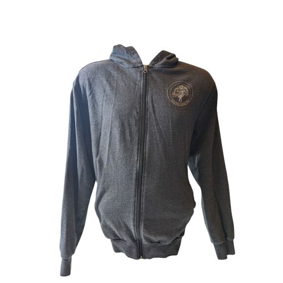 Mossy Oak Hoodie Men Large Camo Zip Outdoor Pullover Jacket Hiking Sweatshirt - Picture 6 of 16